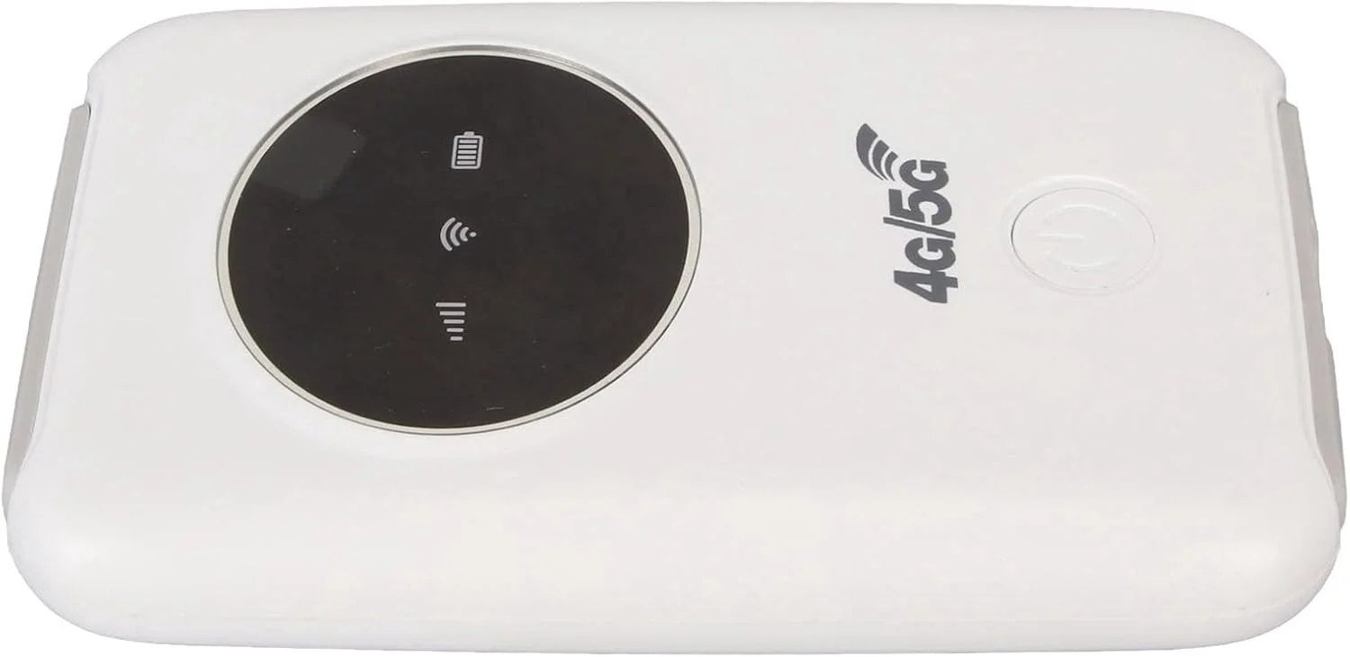 مودم وای فای قابل حمل 4G آنلاک شده 150 مگابیت بر ثانیه سرعت بالا برای اتصال تا 10 دستگاه جنس ABS سفید برای تلفن های هوشمند تبلت ها لپ تاپ ها