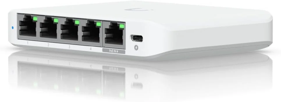 سوئیچ کوچک یوبیکیوتی USW-Flex-2.5G-5 Flex Mini 2.5G