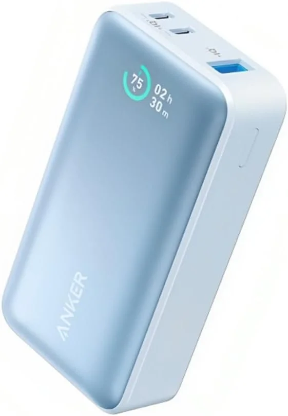 پاور بانک انکر، پاور بانک 533 (PowerCore 30W)، شارژر قابل حمل Power IQ 3.0 با حداکثر خروجی PD 30W، بسته باتری 10000 میلی آمپر ساعتی برای سری آیفون 15/14، دل، مایکروسافت سرفیس، آیپد پرو و غیره