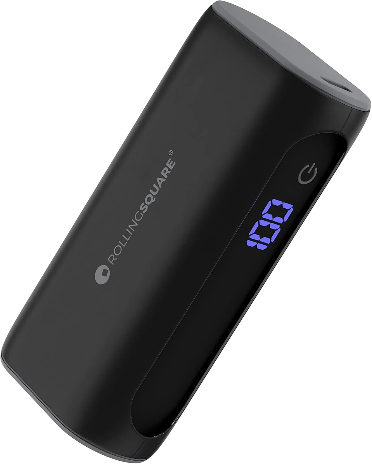 پاور بانک رولینگ اسکوئر - 5000 میلی آمپر ساعت شامل پورت های USB A و USB C با توان 30 وات و نمایش وضعیت شارژ (مشکی)