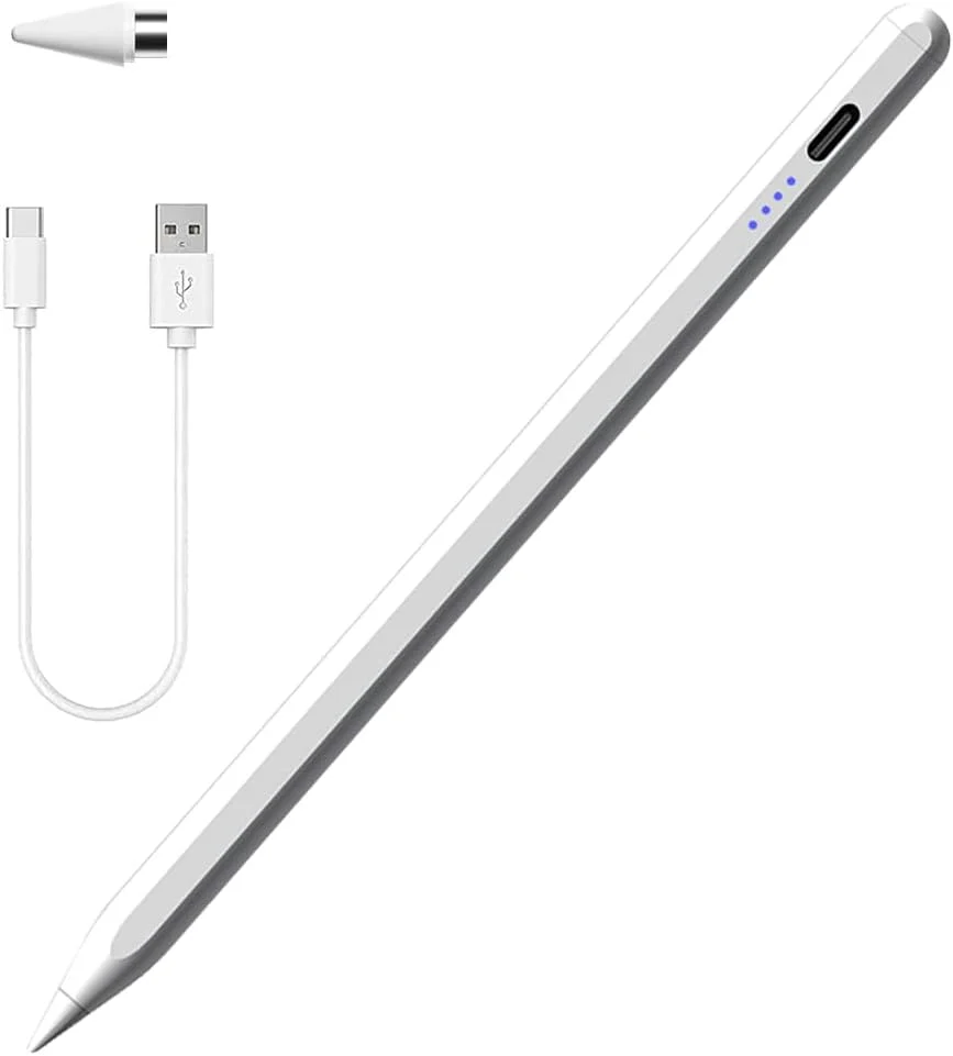 قلم لمسی Ulhyc برای آیپد با قابلیت رد دست، قلم فعال سازگار (2018-2022) Apple Pro 11/12.9 اینچ، نسل دهم/نهم/هشتم/هفتم/ششم، Air نسل پنجم/چهارم/سوم، Mini نسل ششم/پنجم