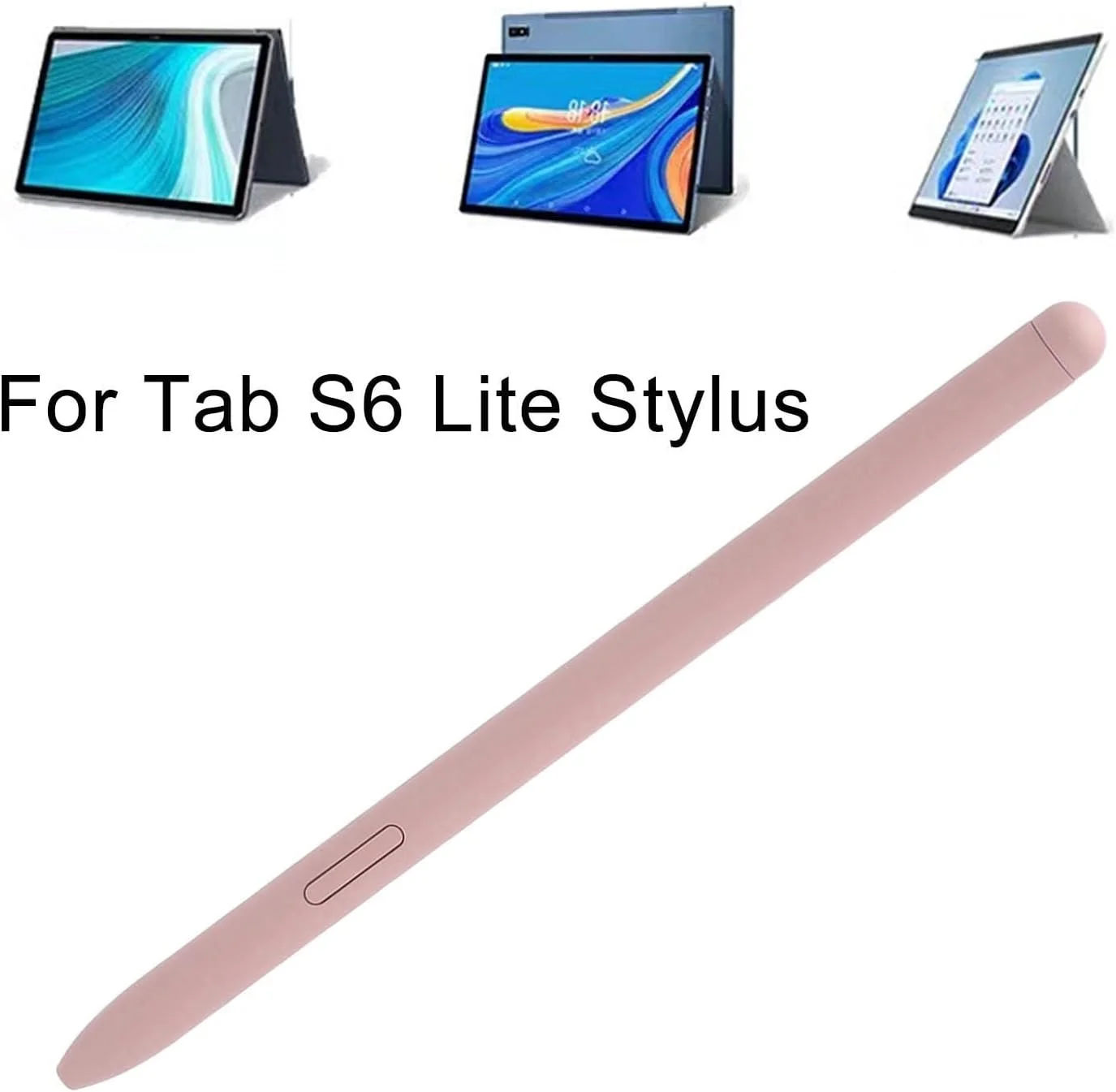 قلم لمسی برای تبلت Tab S6 Lite 10.4 اینچ SM P610 و SM P615، جایگزین قلم Galaxy Tab S6 Lite برای Tab S6 Lite SM-P610 SM-P615، به همراه 5 نوک یدکی (صورتی)