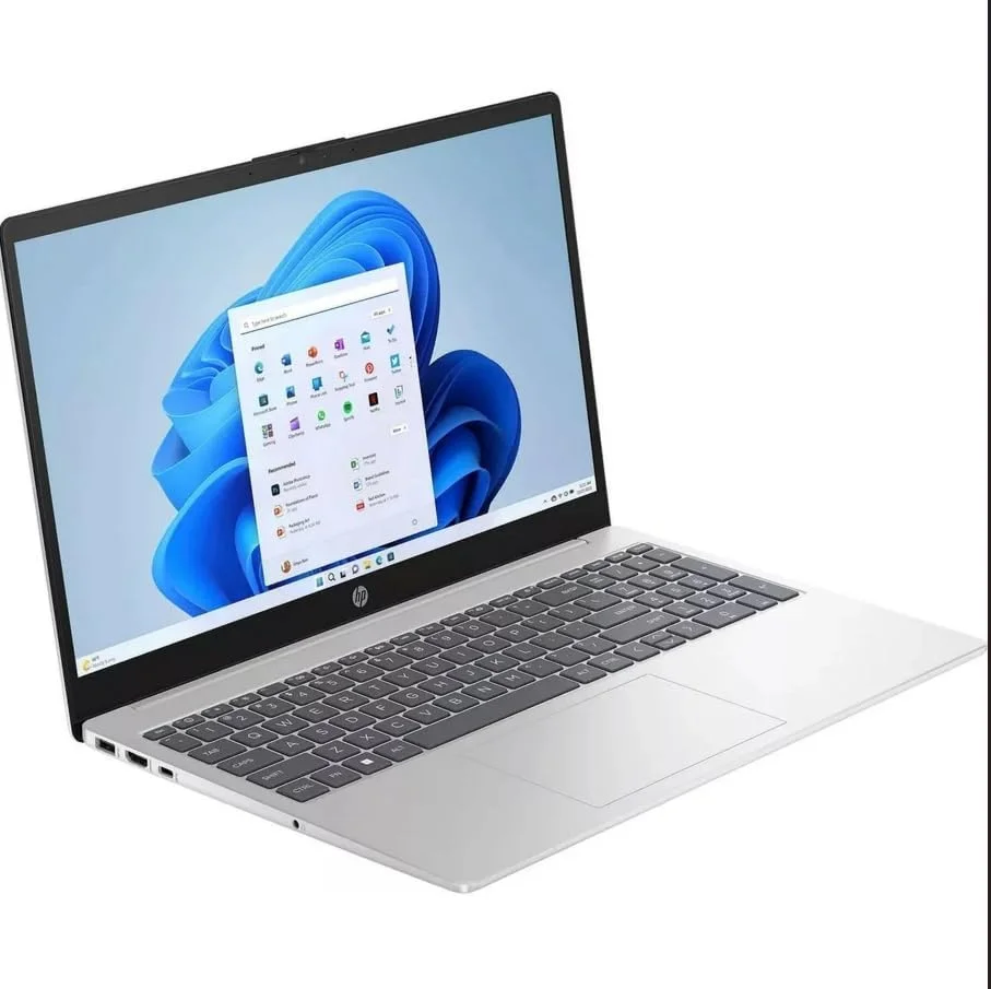 لپ تاپ اچ پی 2025 با صفحه نمایش 15.6 اینچی FHD، پردازنده Intel Core i7-1355U، رم 16 گیگابایتی، حافظه SSD 512 گیگابایتی، کیبورد با نور پس زمینه، Wi-Fi 6، بلوتوث 5.3، ویندوز 11 هوم، نقره ای