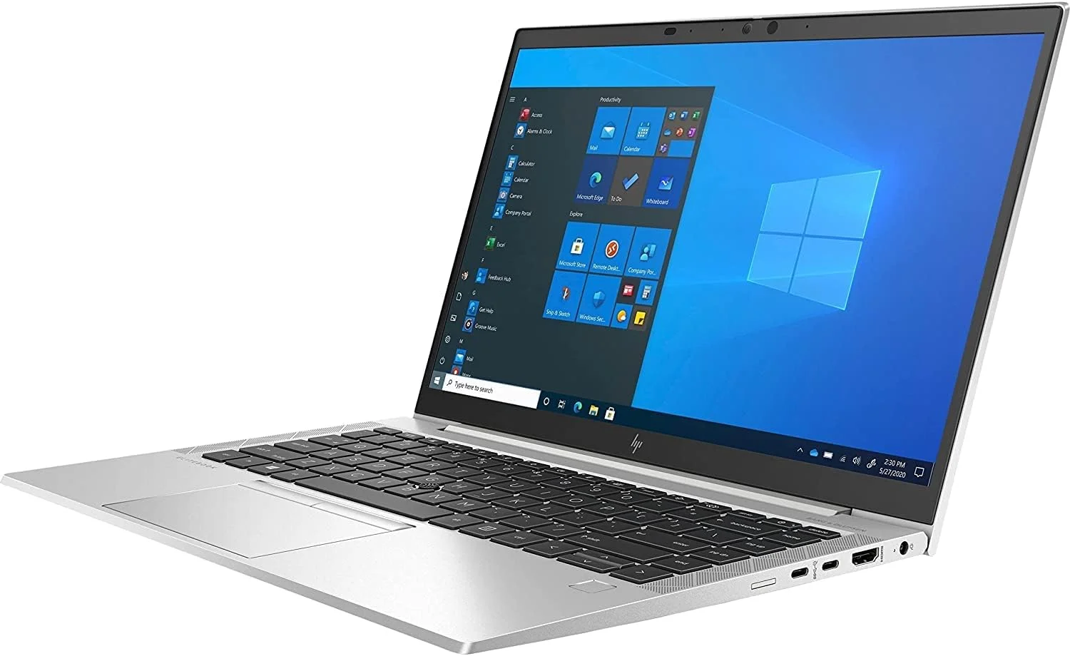لپ تاپ 14 اینچی HP EliteBook 845 G8، پردازنده AMD Ryzen 5 PRO 5650U، رم 16 گیگابایتی DDR4، حافظه SSD 256 گیگابایتی، گرافیک AMD Radeon، ویندوز 11 (بازسازی شده)