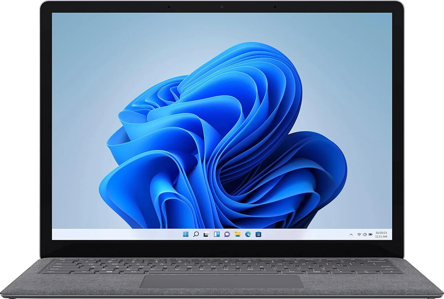 لپ تاپ فوق العاده باریک مایکروسافت Surface Laptop 5 با صفحه لمسی 13.5 اینچی - نقره ای - پردازنده Intel EVO نسل دوازدهم Core i7، رم 16 گیگابایتی، حافظه SSD 512 گیگابایتی، ویندوز 11 هوم، دوشاخه UK، مدل 2022