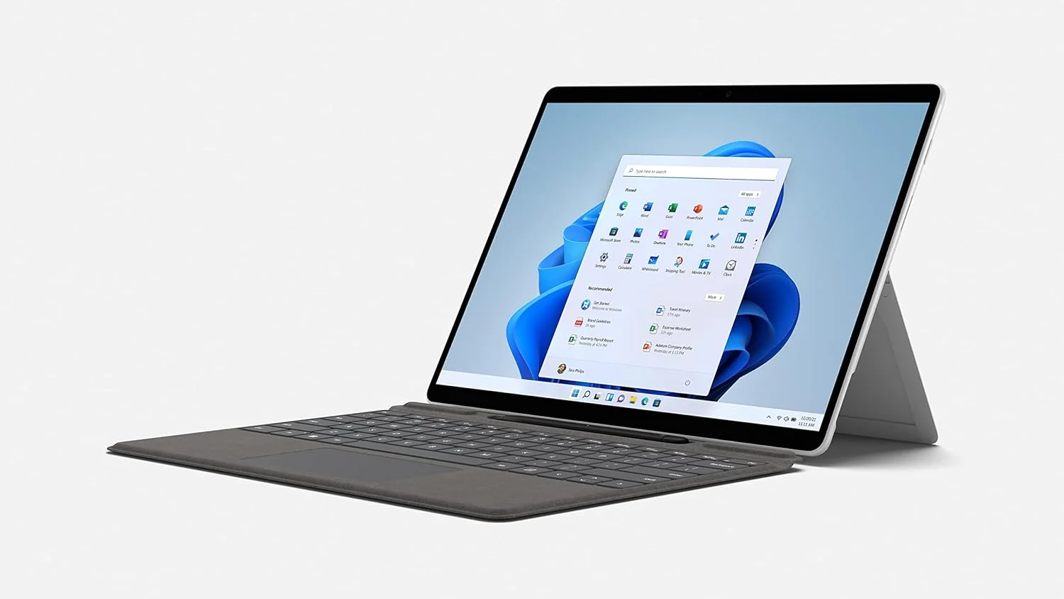 لپ تاپ 2 در 1 مایکروسافت Surface Pro X - تبلت جداشدنی Wifi، Microsoft Sq2، صفحه نمایش 13 اینچی Pixel Sense، حافظه اس اس دی 256 گیگابایتی، رم 16 گیگابایتی، ویندوز 11 (پلاتینیوم) - [E8H-00008] - تصویر 2