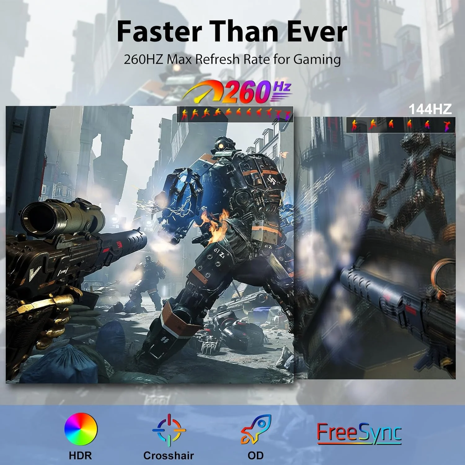 مانیتور گیمینگ قابل حمل 18 اینچی InnoView با نرخ نوسازی 240 هرتز، مانیتور قابل حمل 2K با رزولوشن 2560x1600 QHD، مانیتور لپ تاپ با پایه، صفحه نمایش قابل حمل برای لپ تاپ، کامپیوتر، تلفن و کنسول بازی