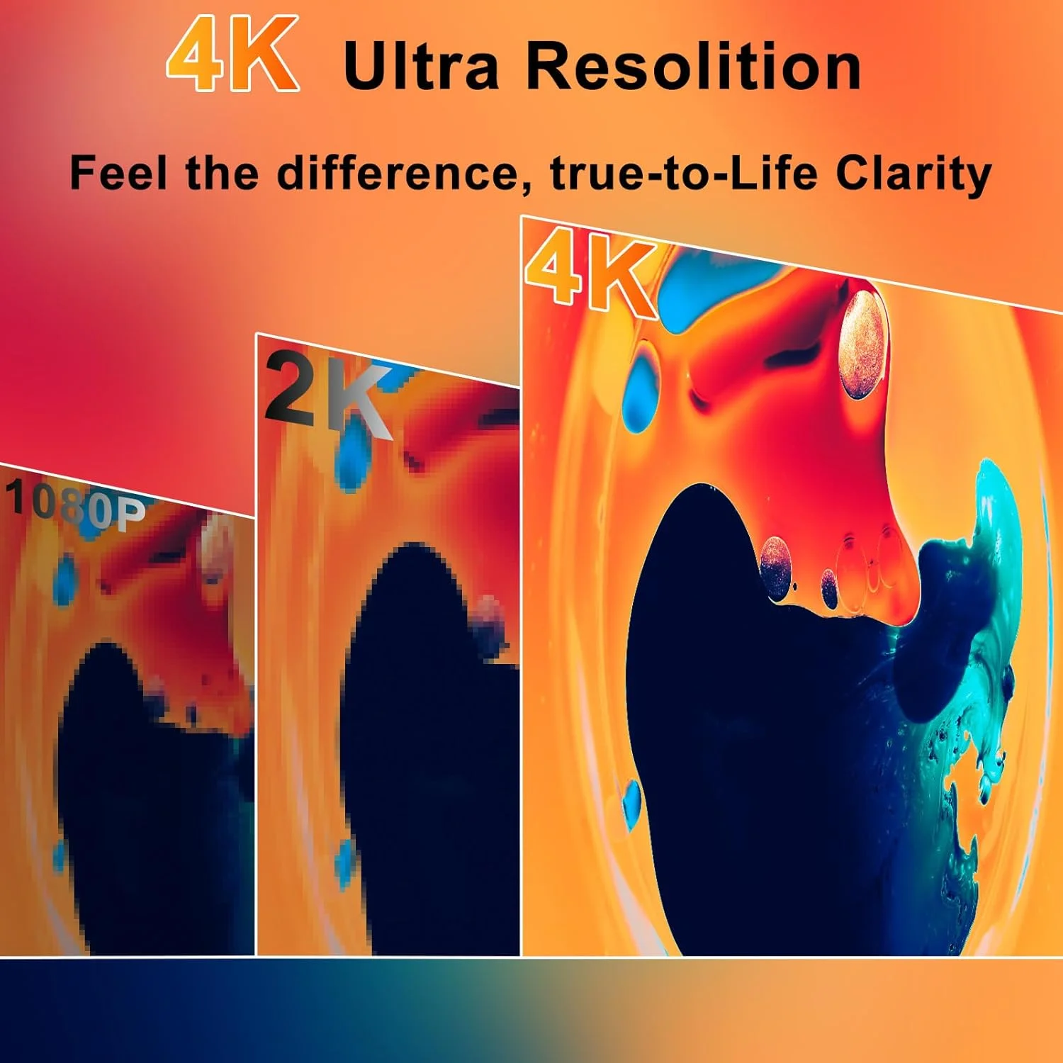 مانیتور قابل حمل 15.6 اینچی 4K، 3240 * 2160 فوق العاده باریک، نسبت کنتراست 2000:1، روشنایی 500cd، پوشش 100% sRGB با پایه قابل تنظیم 45 درجه، دارای پورت های استاندارد HDMI و USB-C، مناسب برای لپ تاپ، کامپیوتر، تلفن و مک