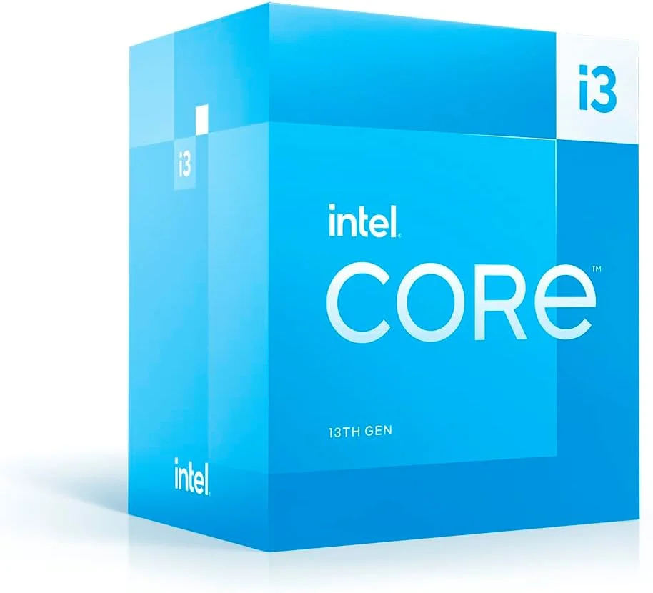 پردازنده دسکتاپ نسل سیزدهم اینتل Core i3-13100 (4 هسته (4 هسته P)، 12 مگابایت کش، تا 4.5 گیگاهرتز، LGA1700، گرافیک Intel UHD 730)