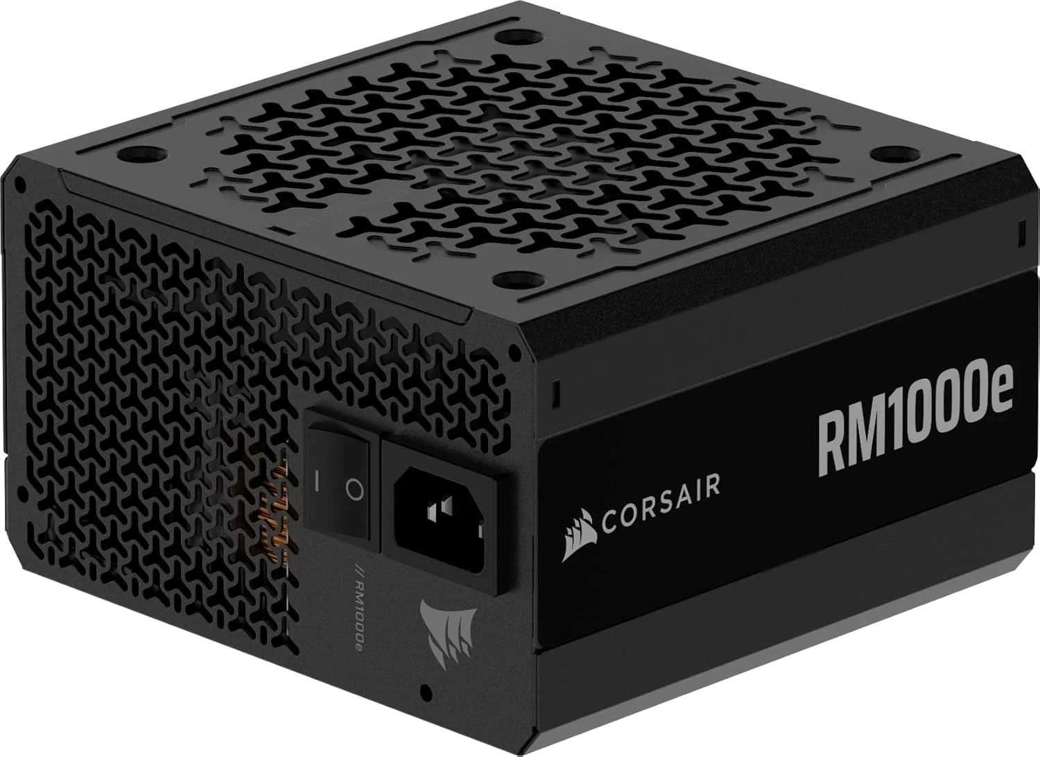 منبع تغذیه کامپیوتر کرسیر RM1000e (2025) کاملاً ماژولار ATX با کابل 12V-2x6، سازگار با ATX 3.1 و PCIe 5.1، رتبه بندی طلایی Cybenetics، خازن های با کیفیت