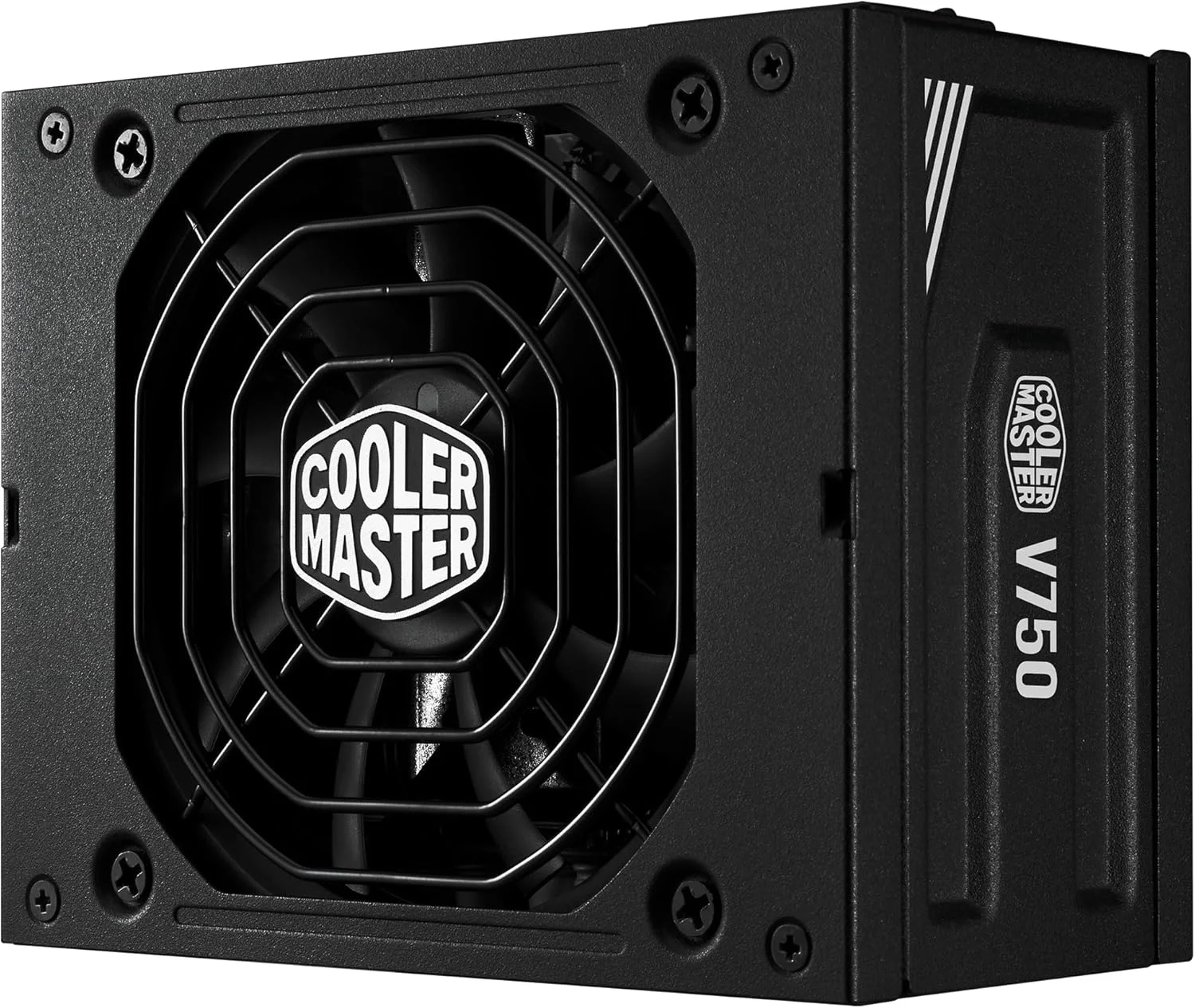 منبع تغذیه کامپیوتر کولر مستر V750 SFX Gold ATX 3.1، دوشاخه EU - توان 750 وات 80 PLUS Gold، منبع تغذیه کاملاً ماژولار، منبع تغذیه SFF/Mini-ITX، فن 92 میلی متری FDB، کابل PCIe 5.1، براکت SFX به ATX