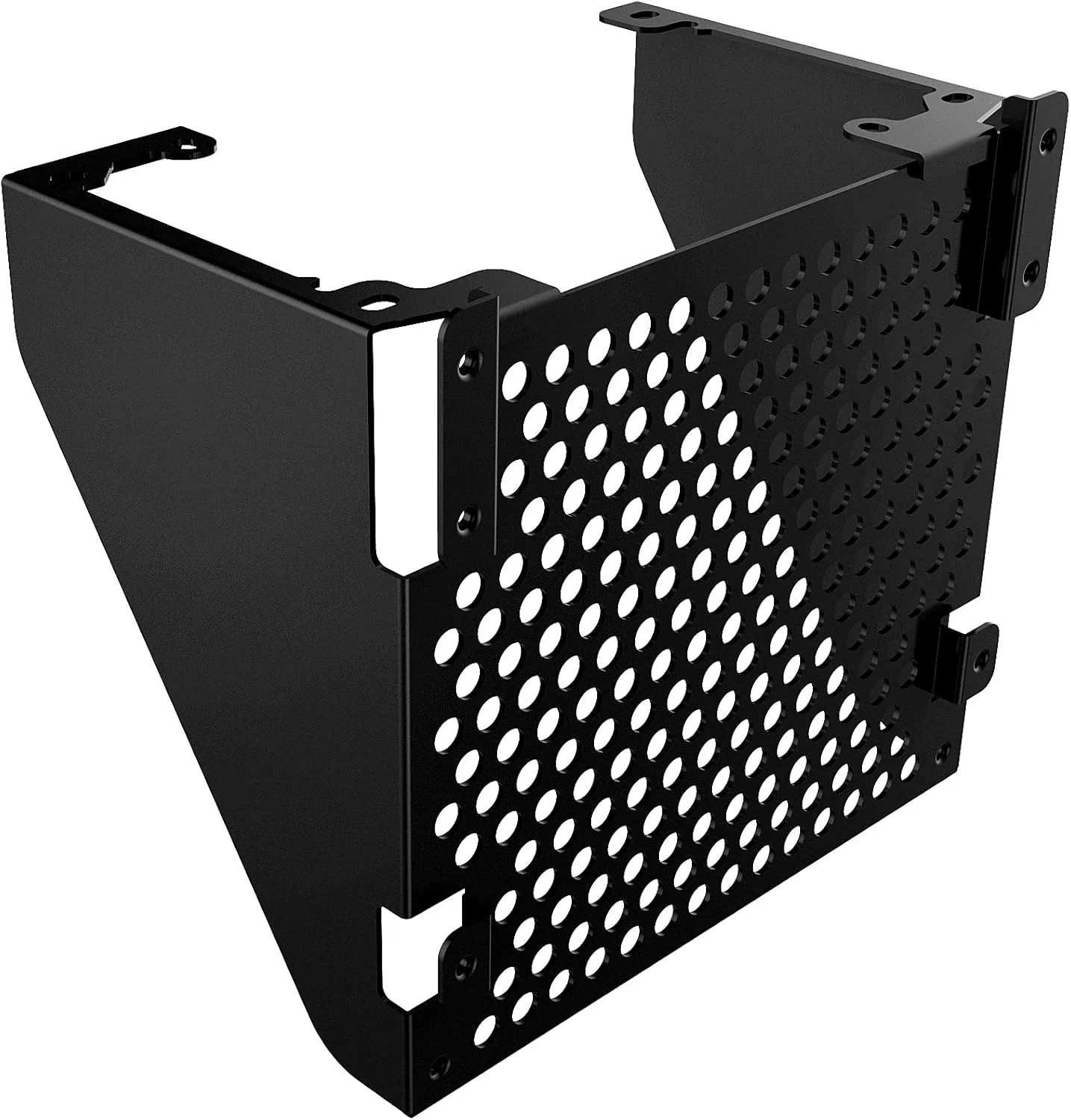 براکت پاور ATX کولر مستر NR200، پشتیبانی از منبع تغذیه ATX برای MasterBox NR200 و NR200P، گزینه های نصب ماژولار، طراحی تهویه شده، نصب آسان - فولاد، مشکی
