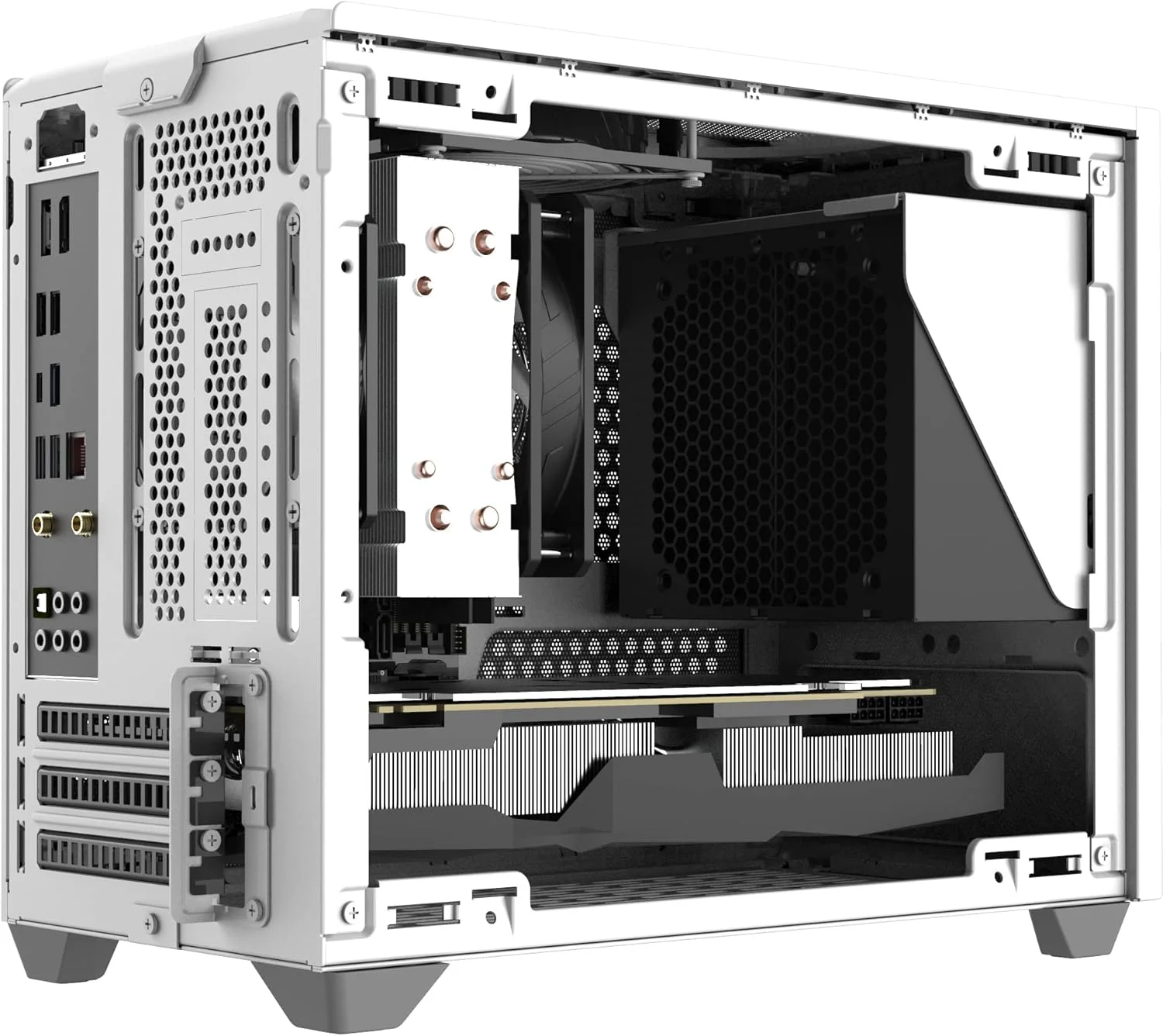 براکت پاور ATX کولر مستر NR200، پشتیبانی از منبع تغذیه ATX برای MasterBox NR200 و NR200P، گزینه های نصب ماژولار، طراحی تهویه شده، نصب آسان - فولاد، مشکی - تصویر 3 براکت پاور ATX کولر مستر NR200، پشتیبانی از منبع تغذیه ATX برای MasterBox NR200 و NR200P، گزینه های نصب ماژولار، طراحی تهویه شده، نصب آسان - فولاد، مشکی - تصویر 3