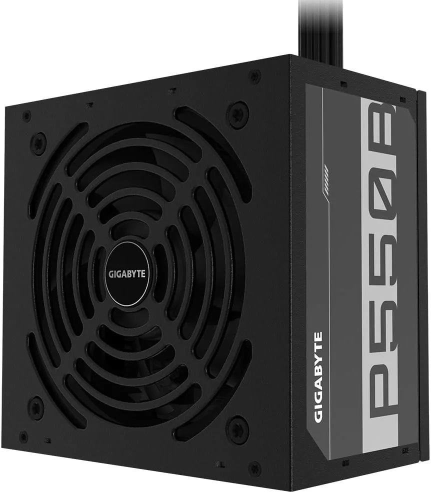 منبع تغذیه گیگابایت P550B، توان 550 وات، 204 پین، ATX، مشکی