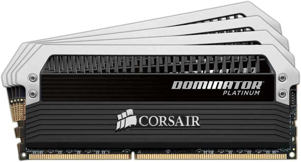 کیت حافظه رومیزی 16 گیگابایتی (4x4 گیگابایت) DDR3 2666 مگاهرتز Corsair CMD16GX3M4A2666C11 Dominator Platinum