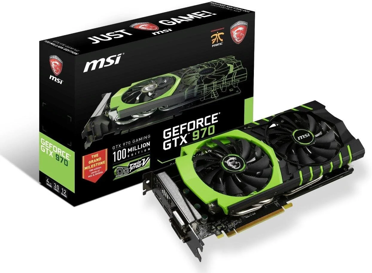 کارت گرافیک MSI GAMING Edition GeForce GTX 970 با 4 گیگابایت حافظه OC DirectX 12 VR Ready (GTX 970 GAMING 100ME) کارت گرافیک MSI GAMING Edition GeForce GTX 970 با 4 گیگابایت حافظه OC DirectX 12 VR Ready (GTX 970 GAMING 100ME)