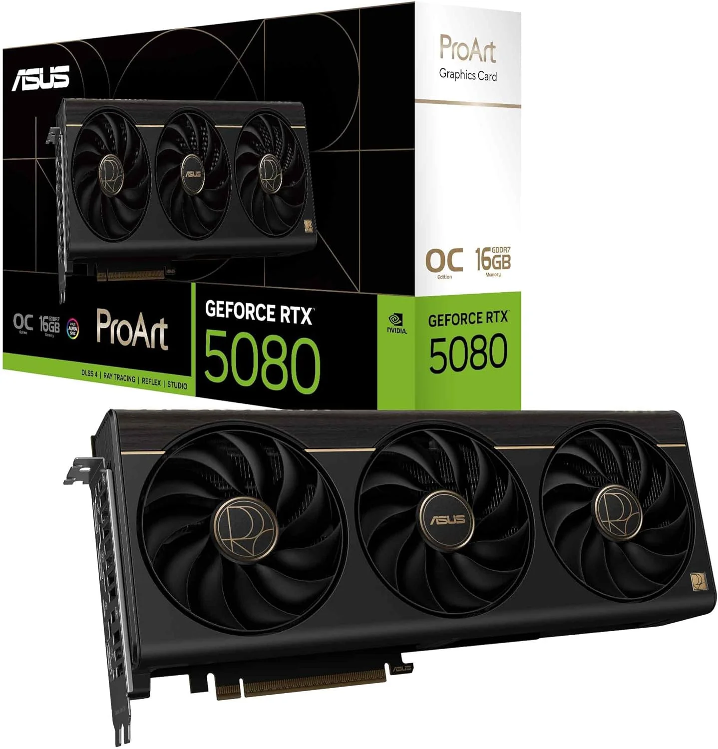 کارت گرافیک ایسوس مدل ProArt GeForce RTX 5080 OC ظرفیت 16 گیگابایت