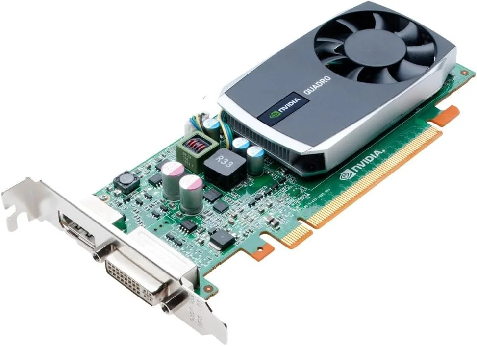 کارت گرافیک حرفه ای PNY NVIDIA Quadro 600 با 1 گیگابایت حافظه DDR3، رابط PCI Express Gen 2 x16، خروجی DVI-I DL و DisplayPort، پشتیبانی از OpenGL، DirectX، CUDA و OpenCL مدل VCQ600-PB کارت گرافیک حرفه ای PNY NVIDIA Quadro 600 با 1 گیگابایت حافظه DDR3، رابط PCI Express Gen 2 x16، خروجی DVI-I DL و DisplayPort، پشتیبانی از OpenGL، DirectX، CUDA و OpenCL مدل VCQ600-PB