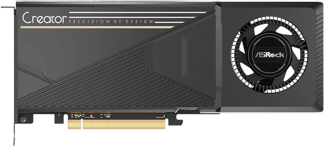 کارت گرافیک حرفه ای ASRock Radeon AI PRO R9700 Creator با 32 گیگابایت حافظه، فرکانس بوست 2920 مگاهرتز، 32 گیگابایت GDDR6، AMD RDNA 4، شتاب دهنده های هوش مصنوعی، DisplayPort 2.1a، PCIe 5.0، خنک کننده Blower - تصویر 3 کارت گرافیک حرفه ای ASRock Radeon AI PRO R9700 Creator با 32 گیگابایت حافظه، فرکانس بوست 2920 مگاهرتز، 32 گیگابایت GDDR6، AMD RDNA 4، شتاب دهنده های هوش مصنوعی، DisplayPort 2.1a، PCIe 5.0، خنک کننده Blower - تصویر 3
