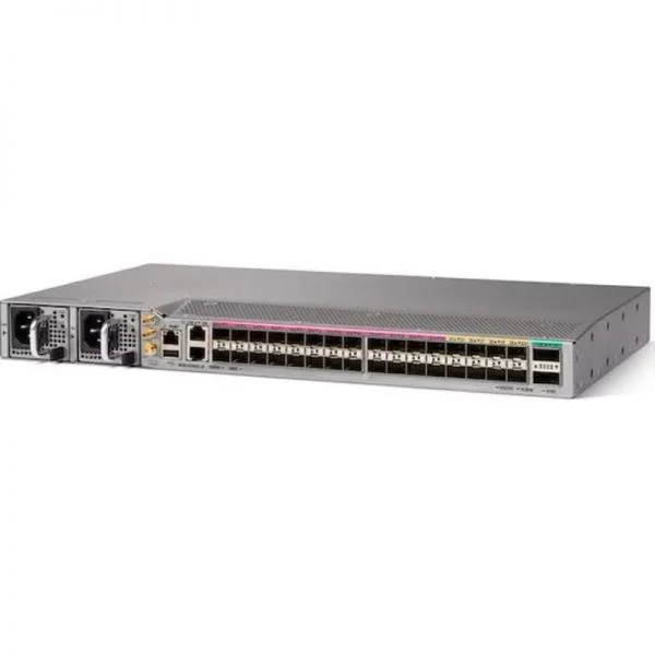 سوئیچ سری Cisco N540X مدل N540X-8Z16G-SYS-D، دارای 8 پورت 1/10G SFP+ / 16 پورت 1G CSFP / منبع تغذیه دوگانه DC