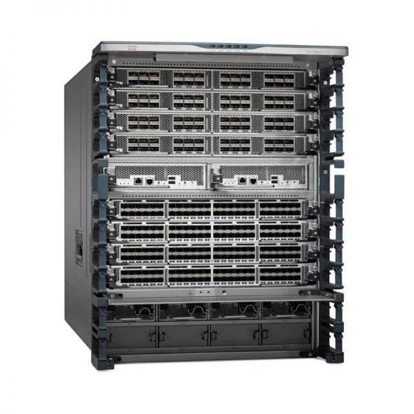 شاسی سوئیچ سیسکو Nexus 7710 مدل C1-N7710-B23S2E-R، دارای 2xSUP2E/3xFAB2/بدون منبع تغذیه