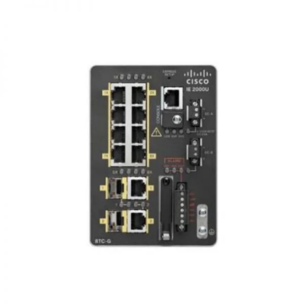 IE-2000U-8TC-G، سوئیچ Cisco IE2000U، دارای 8 پورت مسی FE / 2 پورت ترکیبی GE / LAN Base