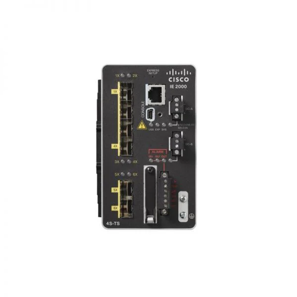 IE-2000-4S-TS-G-L، سوئیچ سیسکو IE 2000، دارای 4 پورت SFP / 2 پورت GE SFP uplinks / LAN Lite