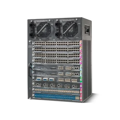 WS-C4510R-E، سوئیچ سیسکو کاتالیست 4500، شاسی 10 اسلات / فن شامل / بدون منبع تغذیه