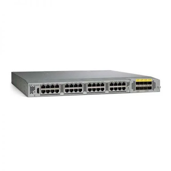 N2K-C2232TF-E، سیسکو نکسوس 2000، دارای 32 پورت 1/10GBase-T، 8 ماژول 10GE، 2 منبع تغذیه