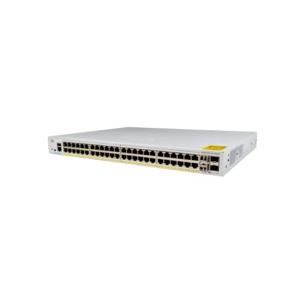 سوئیچ سیسکو کاتالیست 1000 مدل C1000FE-48T-4G-L با 48 پورت FE، دو پورت آپلینک 1G SFP و دو پورت کمبو 1G