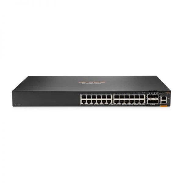 سوئیچ Aruba 6200F مدل JL724A، دارای 24 پورت GE و 4 پورت SFP+