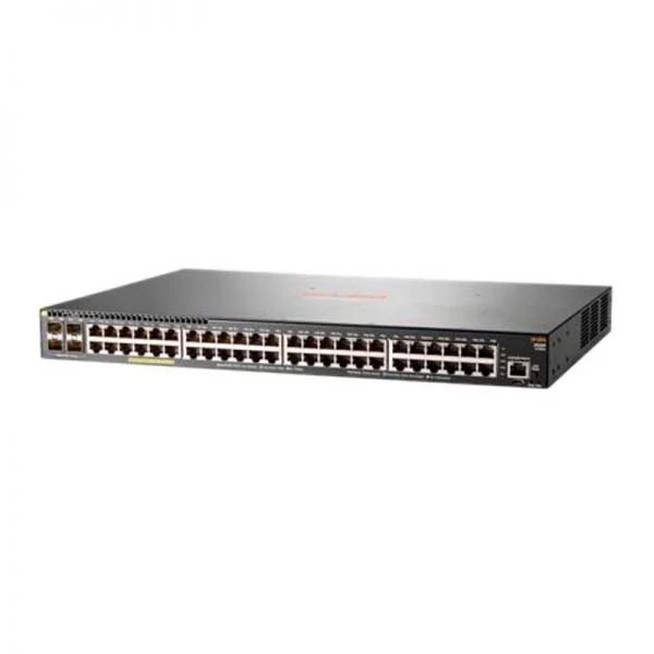 سوئیچ آرویا 2930F مدل JL256A، دارای 48 پورت GE PoE+ و 4 پورت SFP+