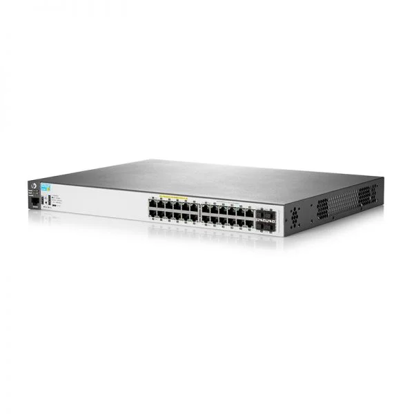 سوئیچ Aruba 2530 مدل J9773A، دارای 24 پورت گیگابیتی PoE+ و 2 پورت SFP، مدیریت شده