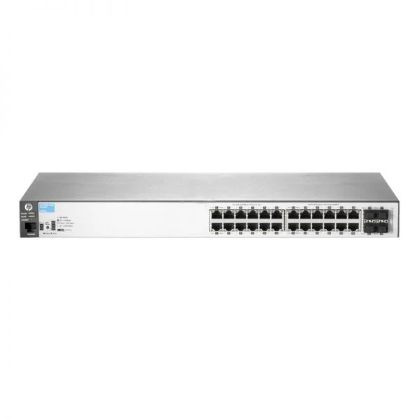 سوئیچ Aruba 2530 مدل J9776A، دارای 24 پورت GE و 4 اسلات SFP، بدون فن