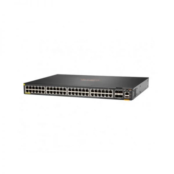 سوئیچ آرویا CX 6200F مدل JL728B، دارای ۴۸ پورت 1GE PoE و ۴ پورت SFP+ و توان PoE برابر با ۷۴۰W