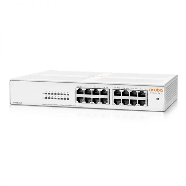 سوئیچ Aruba IOn 1430 مدل R8R48A، با 16 پورت گیگابیتی و توان 124 وات