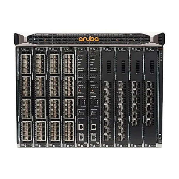 سوئیچ Aruba 8400 مدل JL376A، با 32 پورت 10G/8 پورت 40G/3 منبع تغذیه