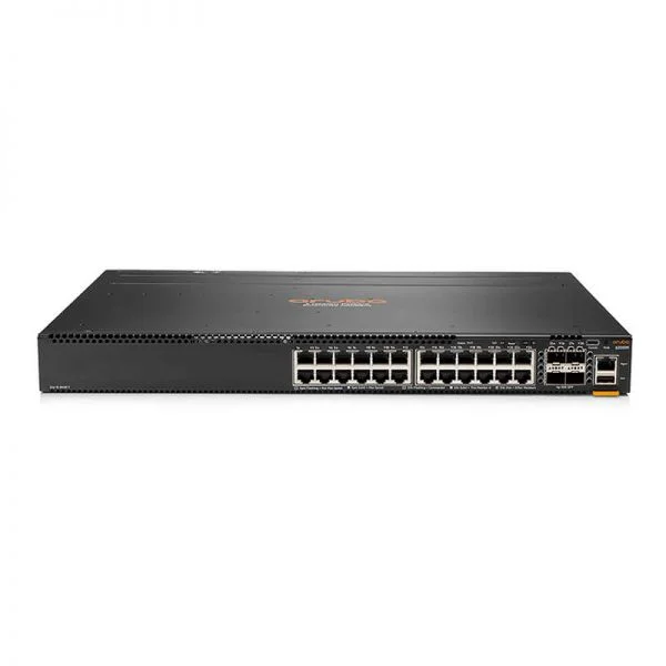 سوئیچ Aruba 6300M مدل JL664A، دارای 24 پورت 1GbE و 4 پورت SFP56 با طراحی ماژولار