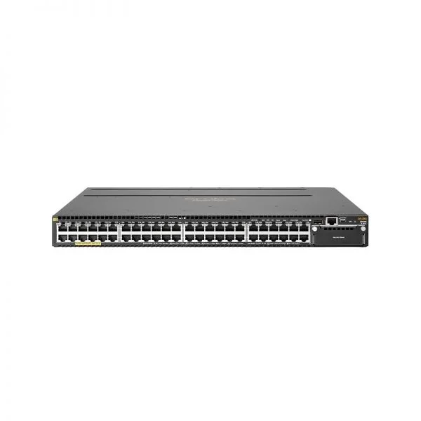 سوئیچ Aruba 3810M مدل JL429A، دارای 48 پورت PoE+ GE و 4 پورت SFP+ و توان PoE 1050W