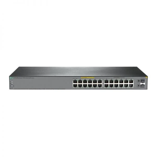 سوئیچ Aruba HPE OfficeConnect مدل JL384A، دارای 24 پورت GE/2 پورت SFP/185W PoE+