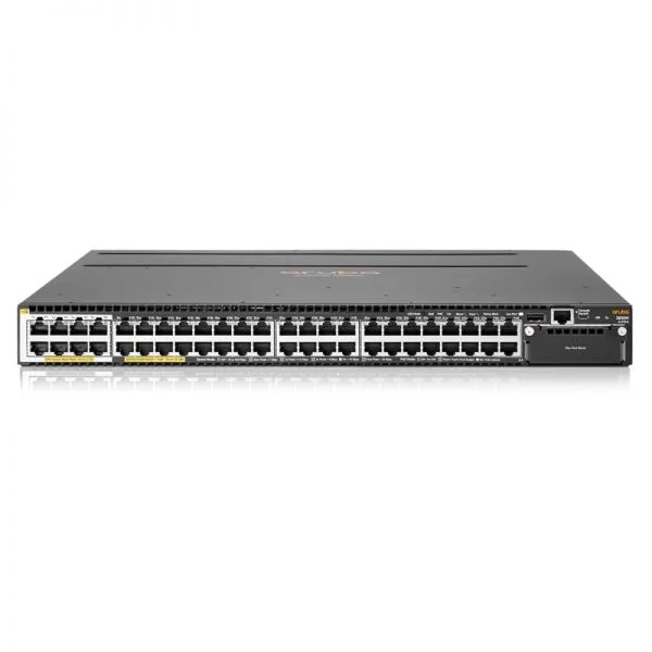 سوئیچ آرویا 3810M مدل JL076A، دارای 8 پورت SFP+ PoE+، یک اسلات، 40 گیگابیت بر ثانیه