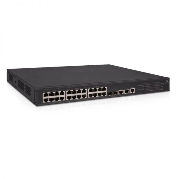 سوئیچ HPE 5130 مدل JG940A، دارای 24 پورت GE PoE+، دو پورت 10GE SFP+ و دو پورت 10GE Base-T