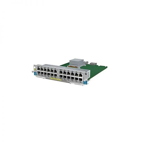 ماژول 24 پورت 10/100 PoE+ آ Aruba مدل J9547A، دارای 24 پورت 10/100 PoE+، zl v2، بدون فن