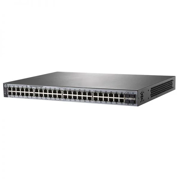 سوئیچ آ Aruba 1820 مدل J9984A، دارای 48 پورت GE PoE+، توان PoE 370W، بدون فن