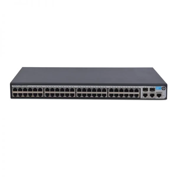 سوئیچ آ Aruba HP 1910 مدل JG540A، دارای 48 پورت GE و 4 اسلات SFP، بدون منبع تغذیه