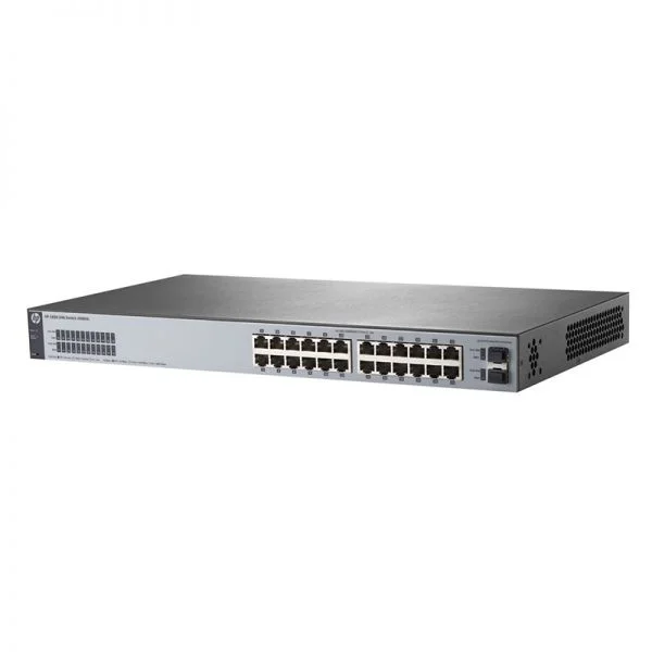 سوئیچ آرووبا 1820 مدل J9980A، دارای 24 پورت GE، بدون فن، بدون منبع تغذیه