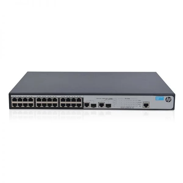سوئیچ Aruba 1910 مدل JG539A با 24 پورت GE PoE+ و 4 پورت SFP و توان PoE 370W