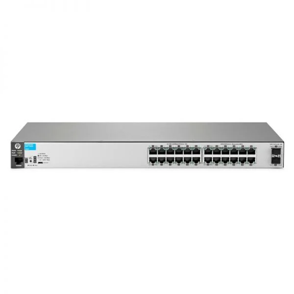 سوئیچ سری Aruba 2530 مدل J9856A، دارای 24 پورت GE و 2 پورت SFP+