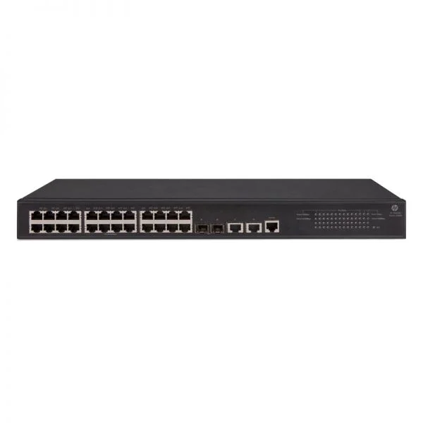سوئیچ آ Aruba HPE 1950 مدل JG960A، دارای 24 پورت GE/2 پورت SFP+/2 پورت 10G-T