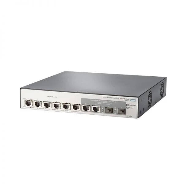سوئیچ Aruba 1850 مدل JL169A، دارای 6 پورت 10GBase-T و 2 پورت 10G SFP+